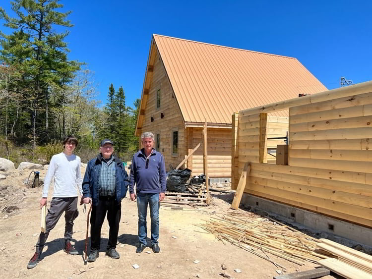 A log cabin in Canada