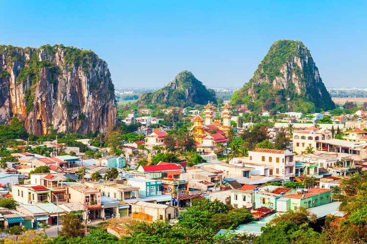 Da Nang Marble Mountains, in Vietnam.