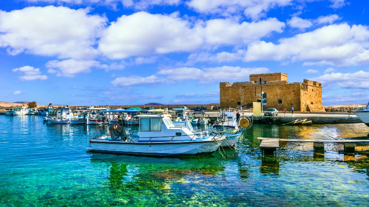 Castle in Paphos, Cyprus