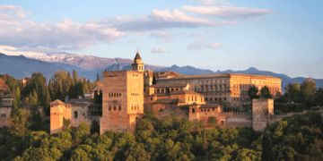 Blue skies in Spain