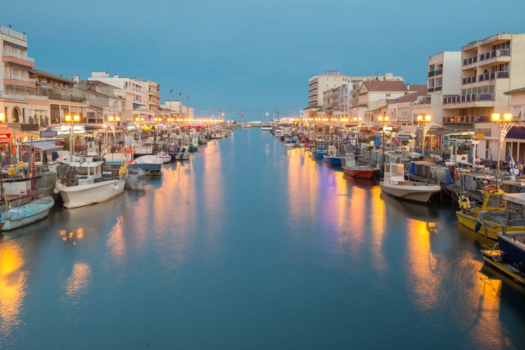 Port of Palavas, in France