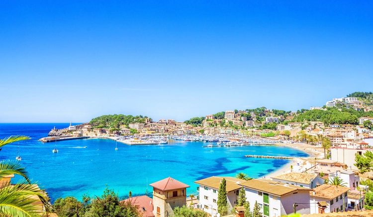 Port Of Soller in Majorca. taxes in spain