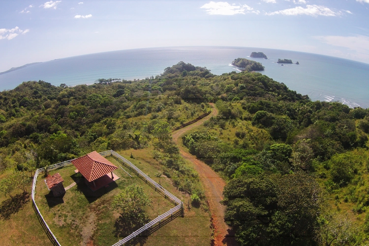 Aerial view of Los Islotes, Azuero. Pick Panama