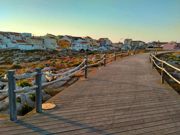 Sunset view of Peniche, Portugal