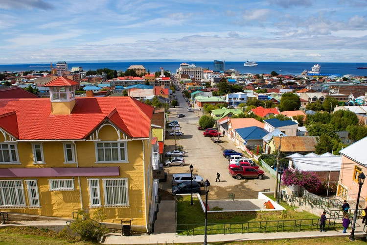 Cityscape of Punta Arenas Chile