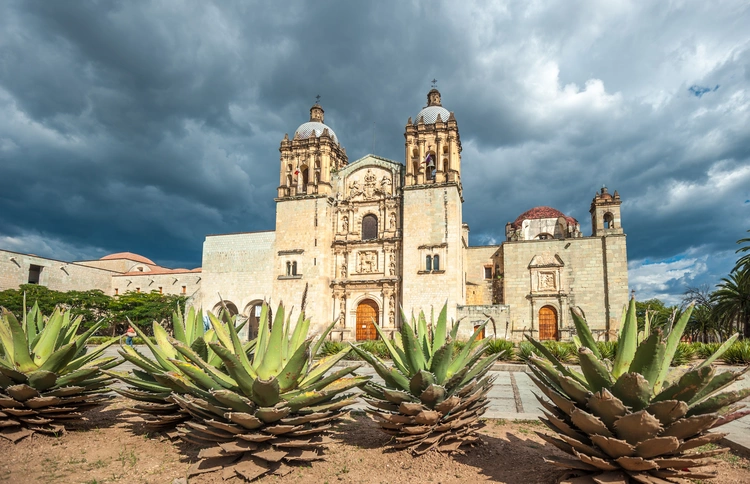 Church of Santo Domingo de Guzman in Oaxaca Mexico