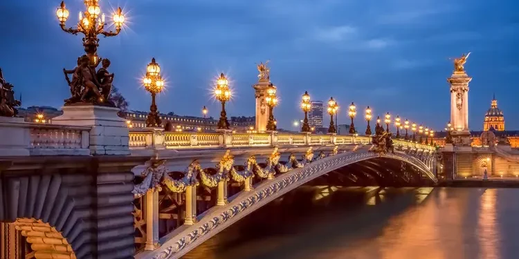Pont Alexandre III in Paris, France