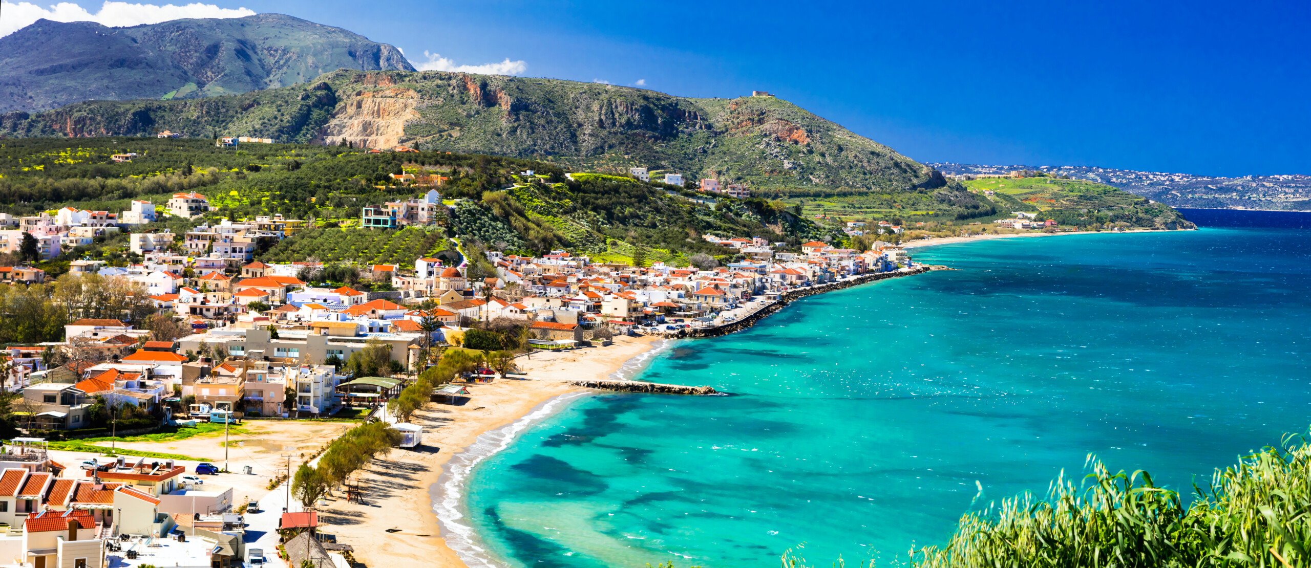 Kalyves village in Crete, Greece. best places to retire 2024