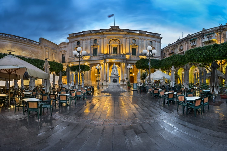 National Library of Malta. Valletta Malta