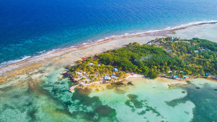 Belize Glover's reef atoll.