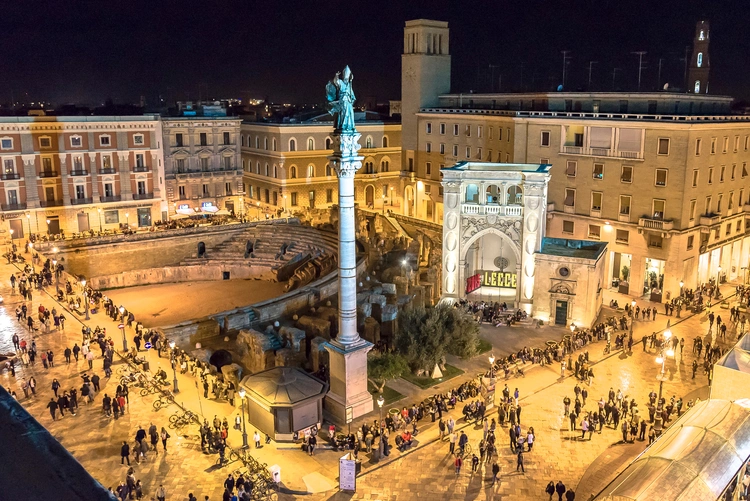 Piazza S. Oronzo Lecce Italy