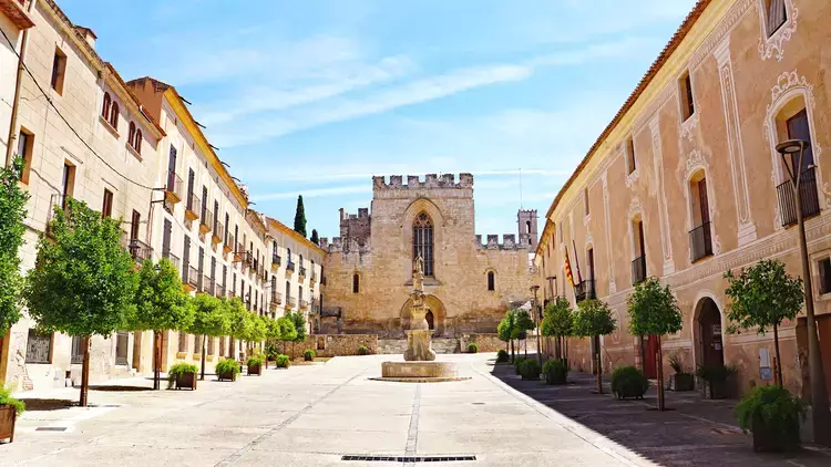 Les Santes Creus monastery in Tarragona, Catalunya Spain