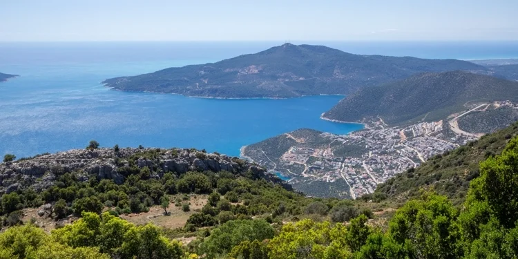 Town Kalkan, Mediterranean Coast, Turkey