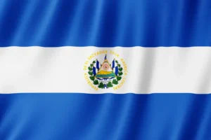 Flag from El Salvador