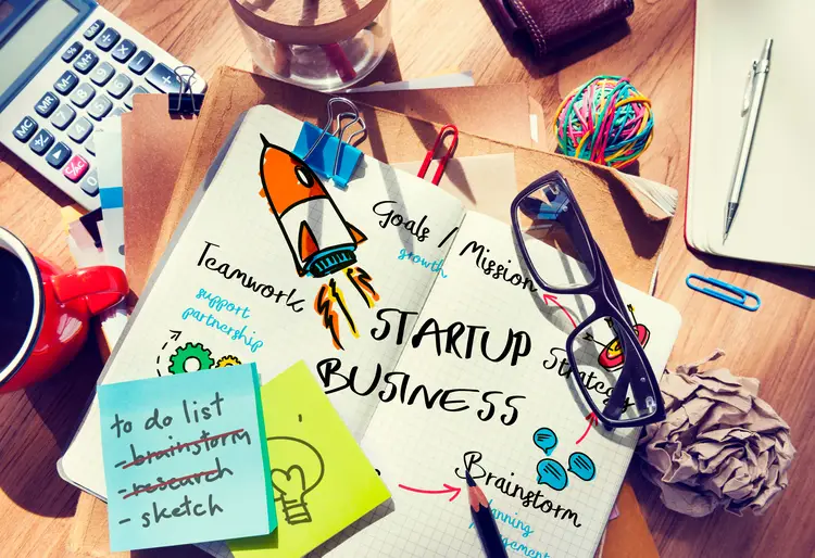 Start Up Business Rocket Ship Graphic. start a business in chile