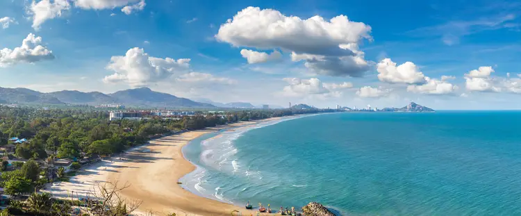 Hua Hin beach, Thailand. Living Rich