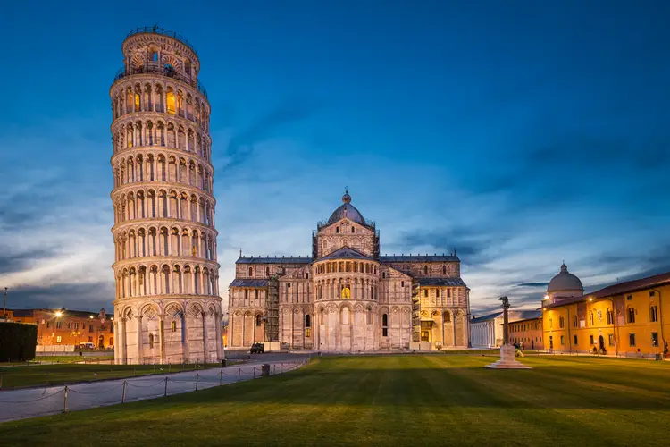 The Leaning Tower of Pisa Italy one of the best places to retire