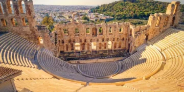 Theathre od Dionysus, Athens. Culture Shock In Greece
