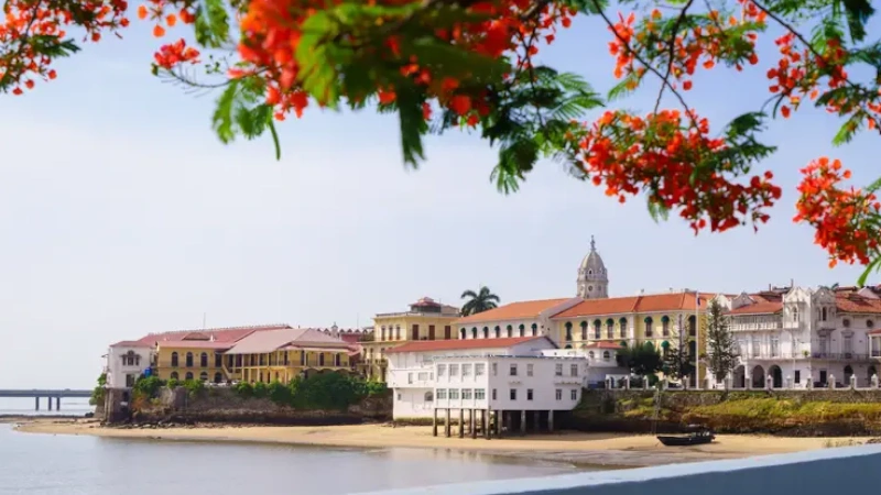Panama City view old casco viejo