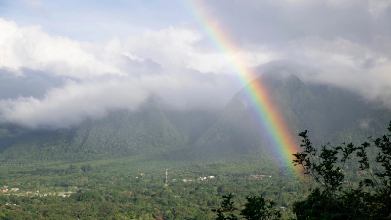Rainbow over the Anton Valley, Panama