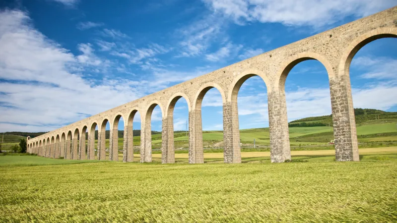 ancient aqueduct in pamplona Downloaded ancient aqueduct in pamplona