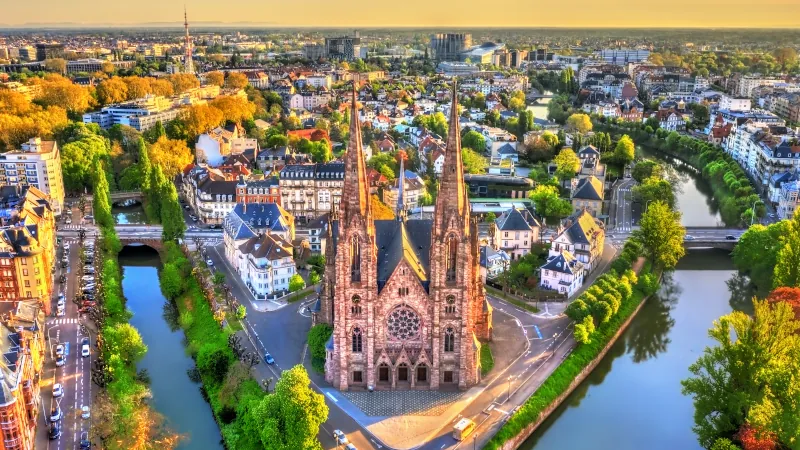 St. Paul Church in Strasbourg - Alsace, France