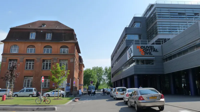 Main entrance of the New Civil Hospital