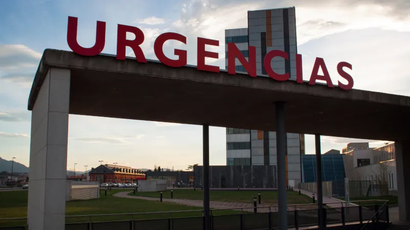 HUCA Hospital emergency, Spain
