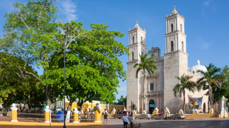 Cathedral of San Ildefonso Merida capital of Yucatan Mexico