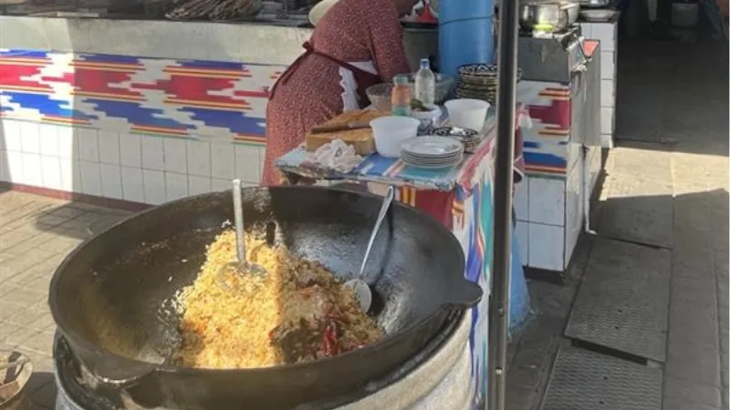 Uzbekistan Traditional Dish Plov
