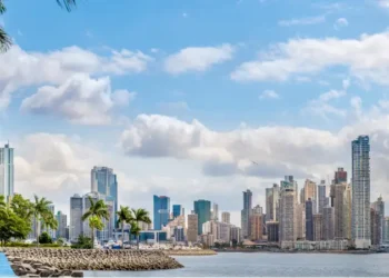 Panoramic view at the Downtown of Panama City Panama