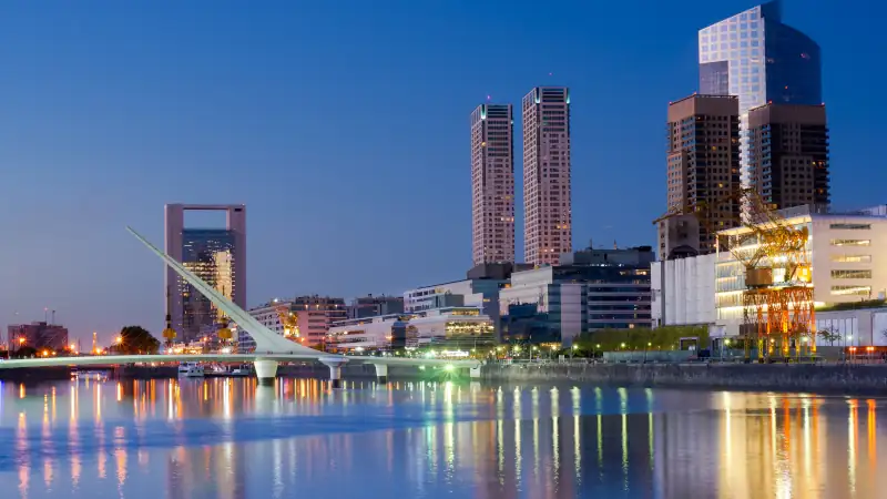 Buenos Aires, Puerto Madero at Night