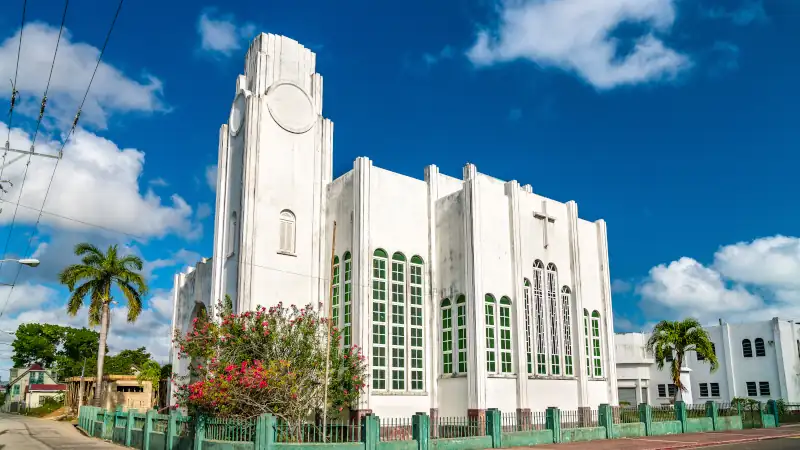 Wesley Methodist Church in Belize City
