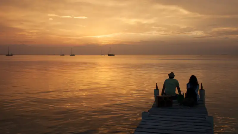 Sunset in Caye Caulker, Belize
