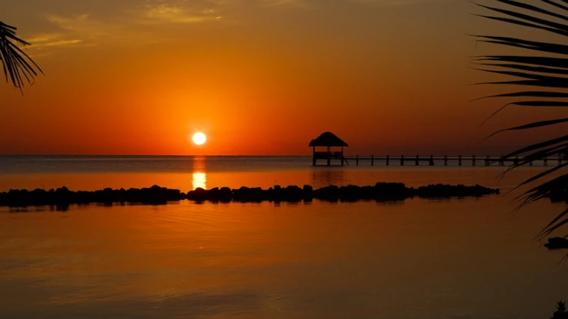 Sunset in Corozal, Belize