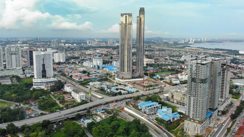 Aerial view of Astaka, in Johor Bahru