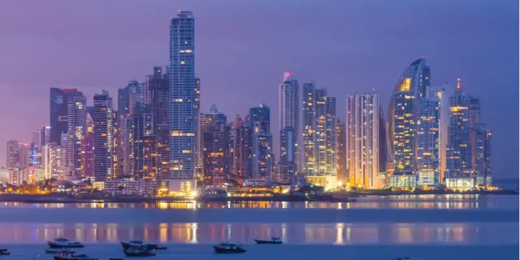 Skyline, Panama City, Panama, Central America, America