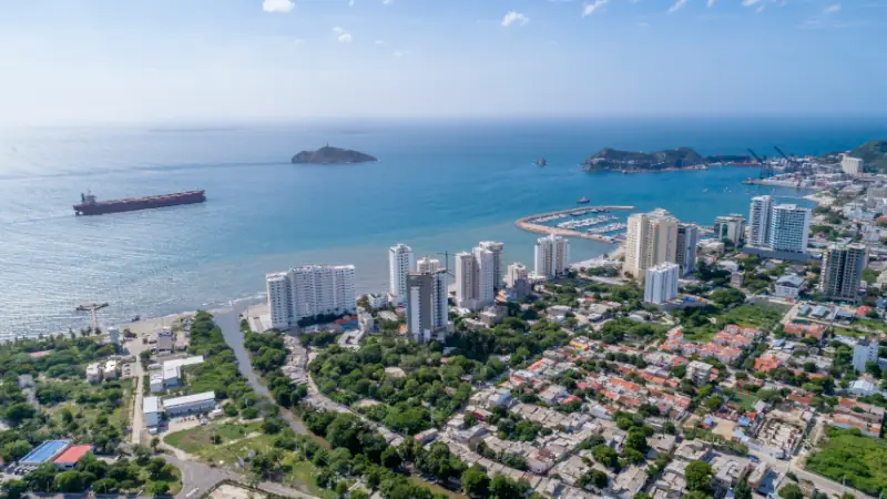 view of santa marta colombia