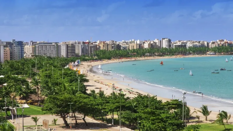 A sunny day in Maceio, Brazil.