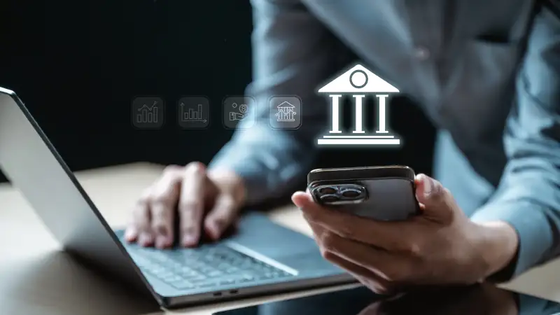 Internet bank account deposit