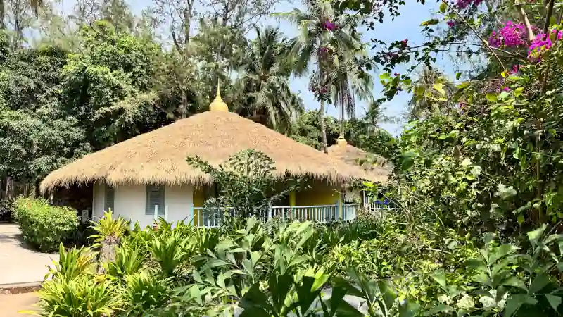 Unique and interesting resort hotel on the coast in Cambodia - good opportunity to experience the slow life and nature at its best