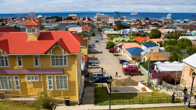 Cityscape of Punta Arenas. live in Chile