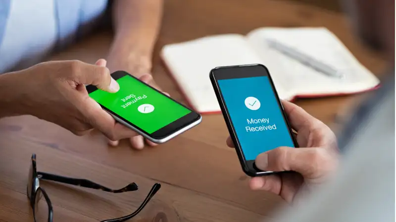 Mobile payment sent and received