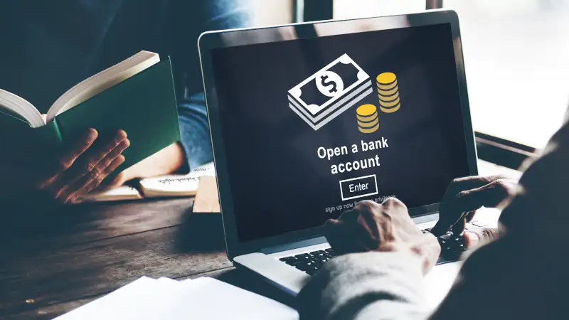 Open a Bank Account Banking Savings Financial Concept