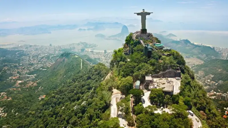 Christ the Redeemer on Corcovado Mountain Rio de Janeiro, Brazil