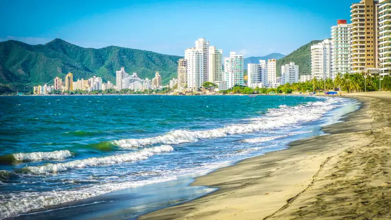 Santa Marta, Colombia: gorgeous Salguero beach