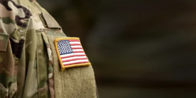 American Military Flag Patch