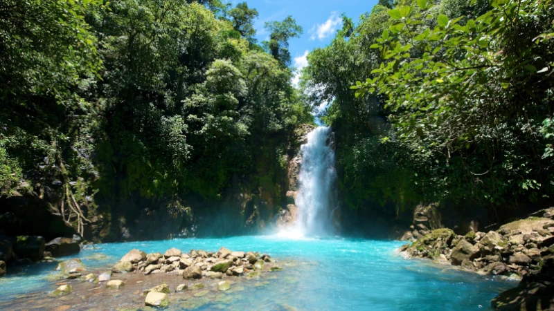 Tenorio Waterfall, Costa Rica 