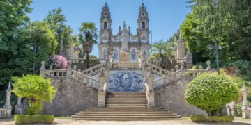 Sanctuary of Nossa Senhora dos Remédios in Lamego, Portugal