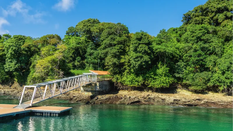 The Pearl Islands archipelago in the Pacific ocean, Panama